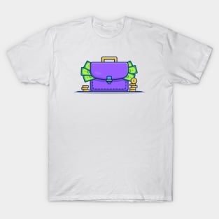 Suitcase Full Of Money And Gold Coins T-Shirt